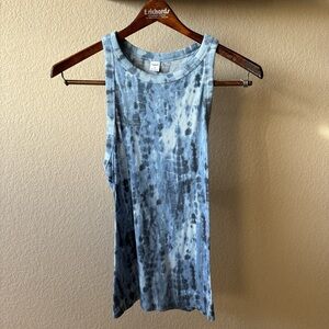 Old Navy Blue Tie-Dye Women's Tank Top